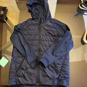 Nike Navy Zip Training Hoodie